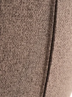 Outlet MELBYSilla de comedor MELBY tela marrón claro/negro Sillas De Comedor
