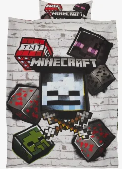 Sale MINECRAFTJuego funda nórdica MINECRAFT 155x220 gris Juegos De Funda Nórdica|Juegos De Funda Nórdica Infantiles