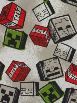 Sale MINECRAFTJuego funda nórdica MINECRAFT 155x220 gris Juegos De Funda Nórdica|Juegos De Funda Nórdica Infantiles