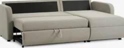 Best MOMMARKSofá cama chaise longue MOMMARK tela beis Sofás Cama|Sofás Cama