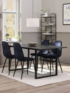 Sale MOSELUNDMesa de comedor MOSELUND 90x180 cerámica negro Mesas De Comedor