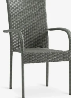 Discount MOSS + GUDHJEMMesa MOSS L214/315 + 4 sillas GUDHJEM gris Conjuntos Mesa Y Sillas De Jardín