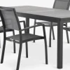 Sale MOSS + STRANDBYMesa MOSS L214/315 + 4 sillas STRANDBY gris Conjuntos Mesa Y Sillas De Jardín