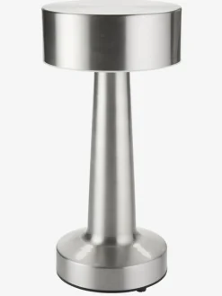 Outlet MUSVITLámpara de mesa recargable MUSVIT Ø11xA21cm cromo Iluminación Exterior