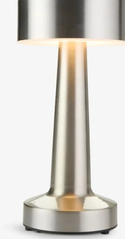 Outlet MUSVITLámpara de mesa recargable MUSVIT Ø11xA21cm cromo Iluminación Exterior