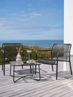 Best NABBENSillón de exterior NABBEN negro Sillas De Jardín|Muebles De Jardín