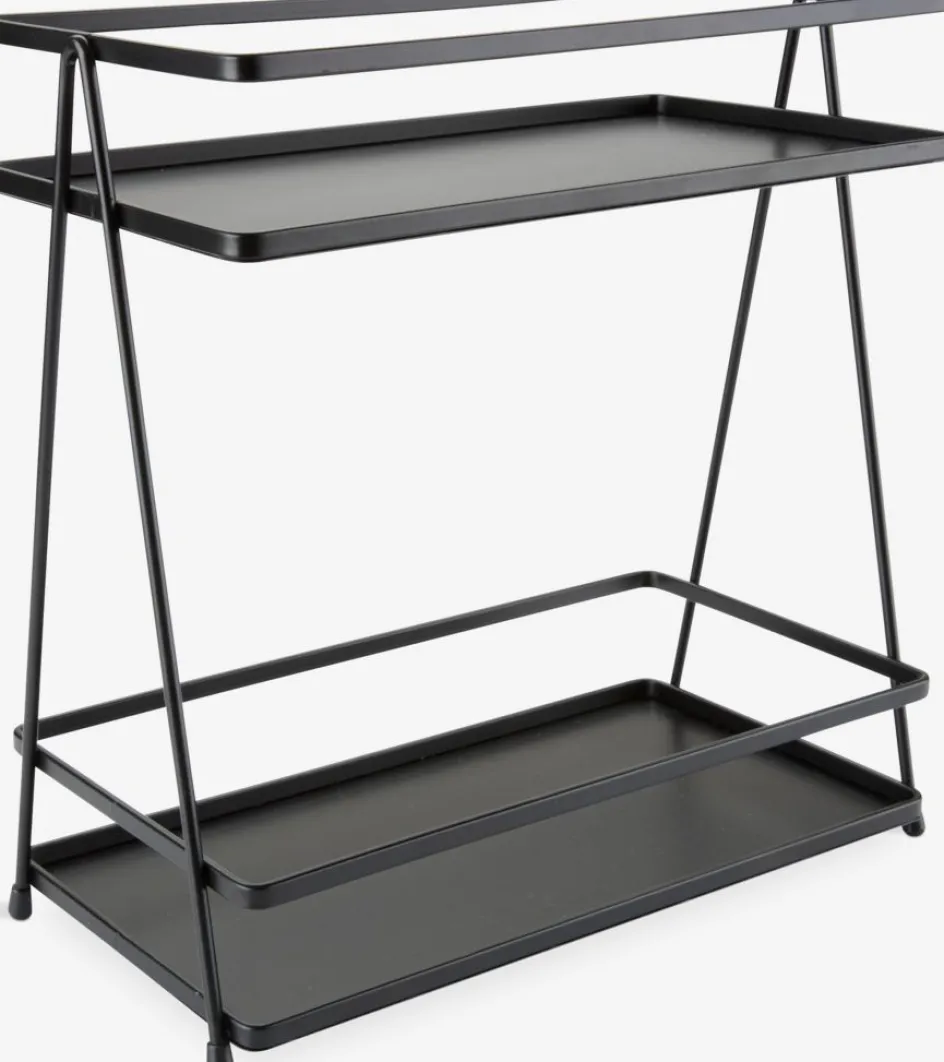 Clearance NACKAEstantería para baño NACKA A14xL26xA28cm negro Cuidado Personal|Almacenaje Para El Baño