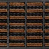 Clearance NAVRFelpudo NAVR 40x60x3 fibra de coco natural/negro Felpudos|Felpudos