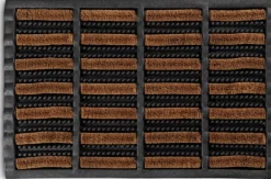 Clearance NAVRFelpudo NAVR 40x60x3 fibra de coco natural/negro Felpudos|Felpudos