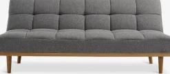 Outlet NEJEDESofá cama NEJEDE tela gris claro Sofás Cama|Sofás Cama