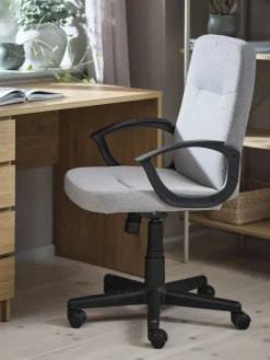 Sale NIMTOFTESilla de oficina NIMTOFTE tela /negro Sillas De Oficina|Sillas Gaming