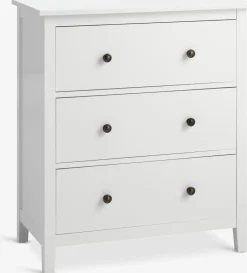Sale NORDBYCómoda NORDBY 3 cajones blanco Cómodas|Cómodas