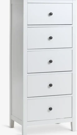 Online NORDBYCómoda NORDBY 5 cajones blanco Cómodas|Cómodas