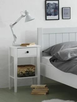 Best NORDBYMesita de noche NORDBY 1 cajón 1 estante blanco Mesitas De Noche|Mesitas De Noche