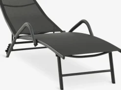 Best NORDSTRANDTumbona NORDSTRAND A59xL191 negro Muebles De Jardín|Tumbonas
