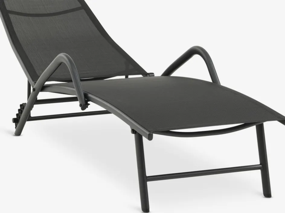 Best NORDSTRANDTumbona NORDSTRAND A59xL191 negro Muebles De Jardín|Tumbonas
