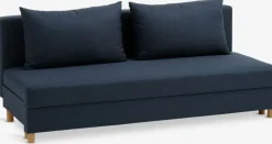 New NORSMINDESofá cama NORSMINDE tela azul Sofás Cama|Sofás Cama