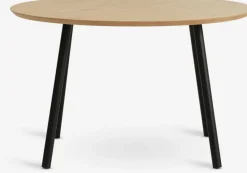 Discount NYBOMesa de centro NYBO Ø70 color roble cálido/negro Mesas De Centro|Mesas Auxiliares