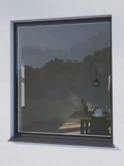 Outlet NYORDMosquitera NYORD 150x130 para ventana negro Mosquiteras