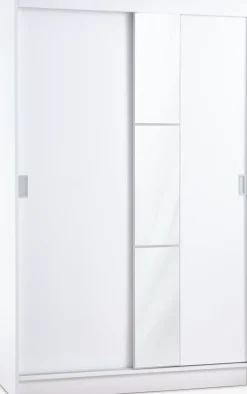 New ODDERArmario ODDER 120x201 2 puertas correderas con espejo Armarios|Todos Los Armarios