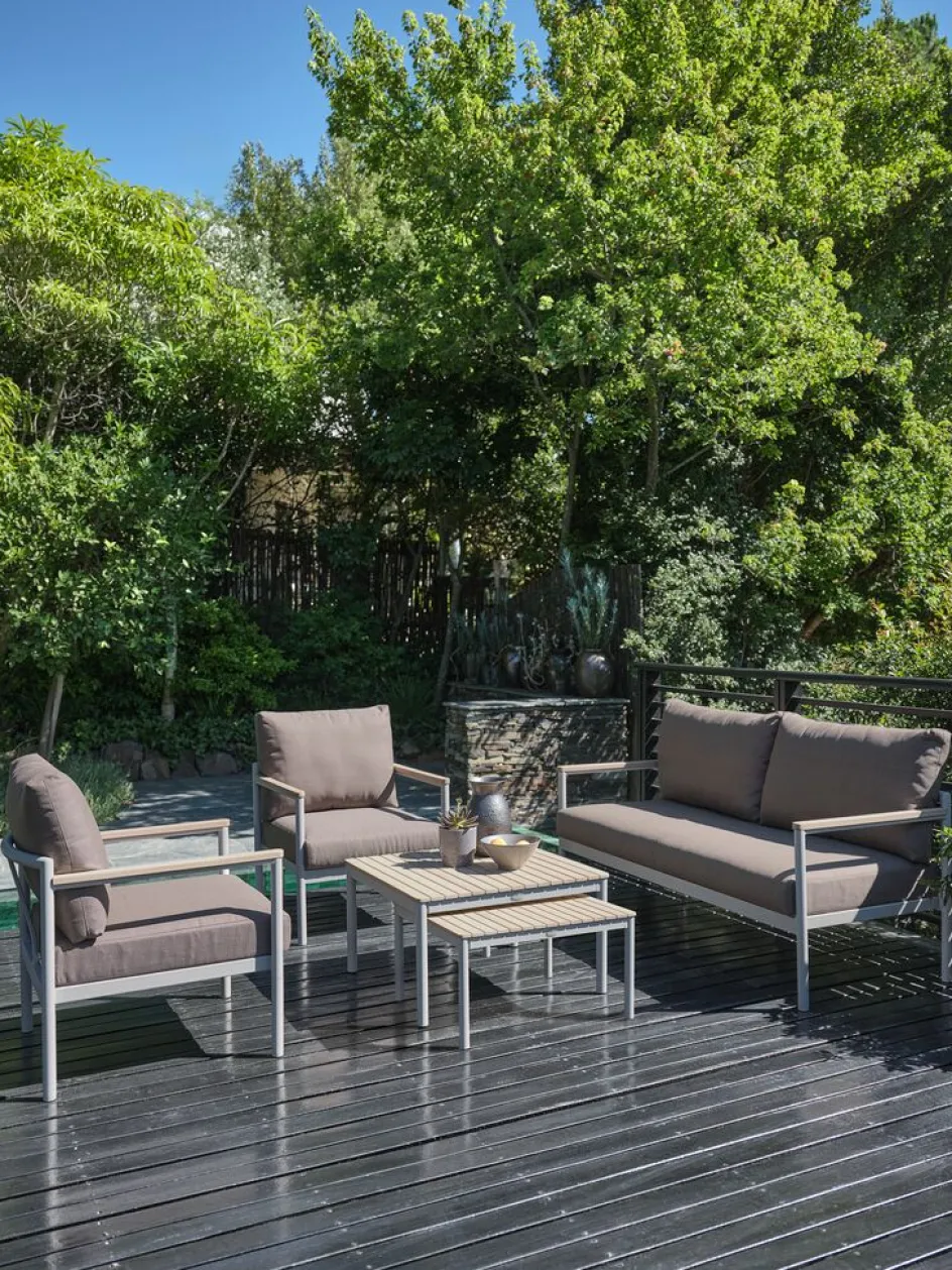 Hot ODDESUNDConjunto muebles jardín ODDESUND 4,5 plazas beis Conjuntos Mesa Y Sillas De Jardín|Muebles De Jardín