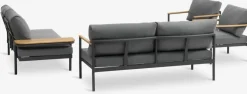 Sale ODDESUNDConjunto muebles jardín ODDESUND 4,5 plazas Conjuntos Mesa Y Sillas De Jardín|Muebles De Jardín