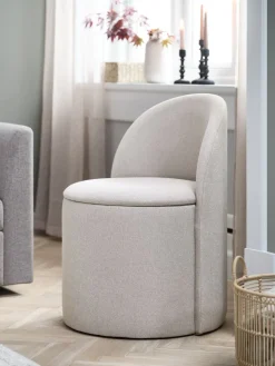 Discount ODDUMSilla ODDUM con almacenaje tela beis Sillones