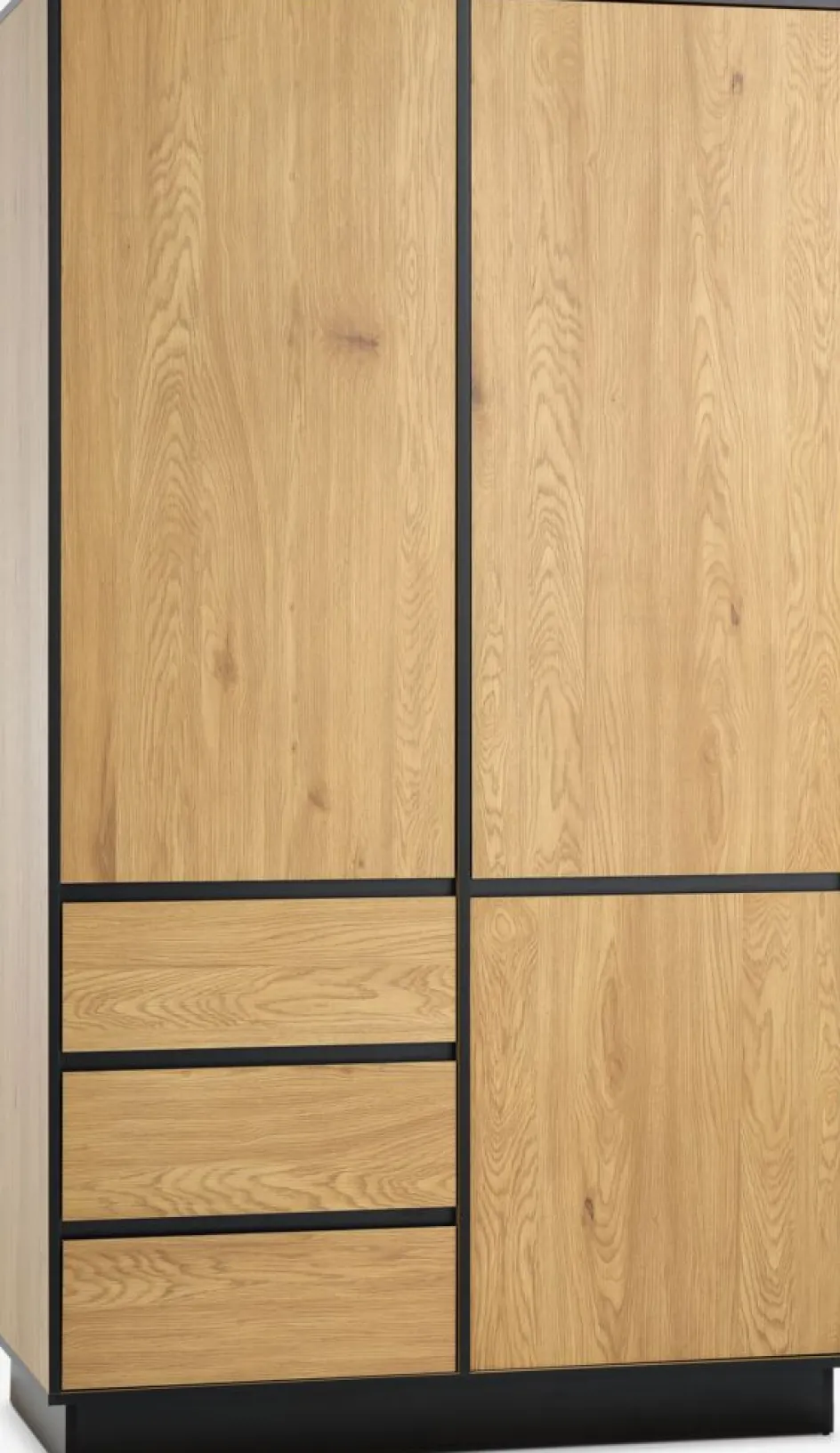 Best ODENSEArmario ODENSE 120x210 3 puertas 3 cajones color roble cálid Armarios|Todos Los Armarios