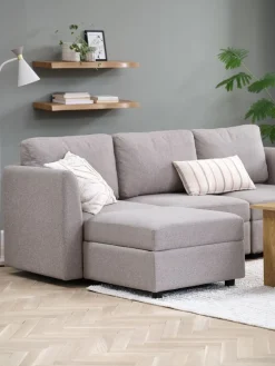 Discount OKSBYMódulo de sofá OKSBY reposabrazos/respaldo tela arena 2 Plazas|3 Plazas