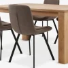 Clearance OLDE + MELBYMesa OLDE L160 roble + 4 sillas MELBY marrón claro/negro Mesas De Comedor|Conjuntos De Comedor