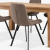 New OLDE + MELBYMesa OLDE L200 roble + 4 sillas MELBY marrón claro/negro Mesas De Comedor|Conjuntos De Comedor