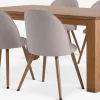 Discount OLDE + THORUPMesa OLDE L160 roble natural + 4 sillas THORUP beis/roble Mesas De Comedor|Conjuntos De Comedor