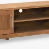 New OLDEMueble TV OLDE 200cm 2 puertas 1 estante roble natural Muebles De TV