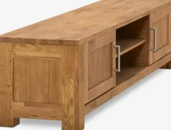 New OLDEMueble TV OLDE 200cm 2 puertas 1 estante roble natural Muebles De TV