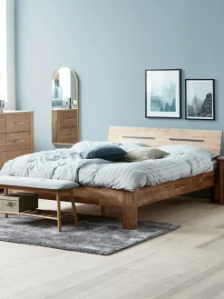 Hot OLSKEREstructura cama OLSKER 135x190 Estructuras De Cama|90 X 190 Cm