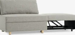 Best OLSTRUPSofá cama OLSTRUP 1,5 plazas tela gris Sofás Cama|Sofás Cama