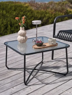 Sale ORTENMesa auxiliar ORTEN A60xL60xA35 negro Mesas De Jardín|Muebles De Jardín