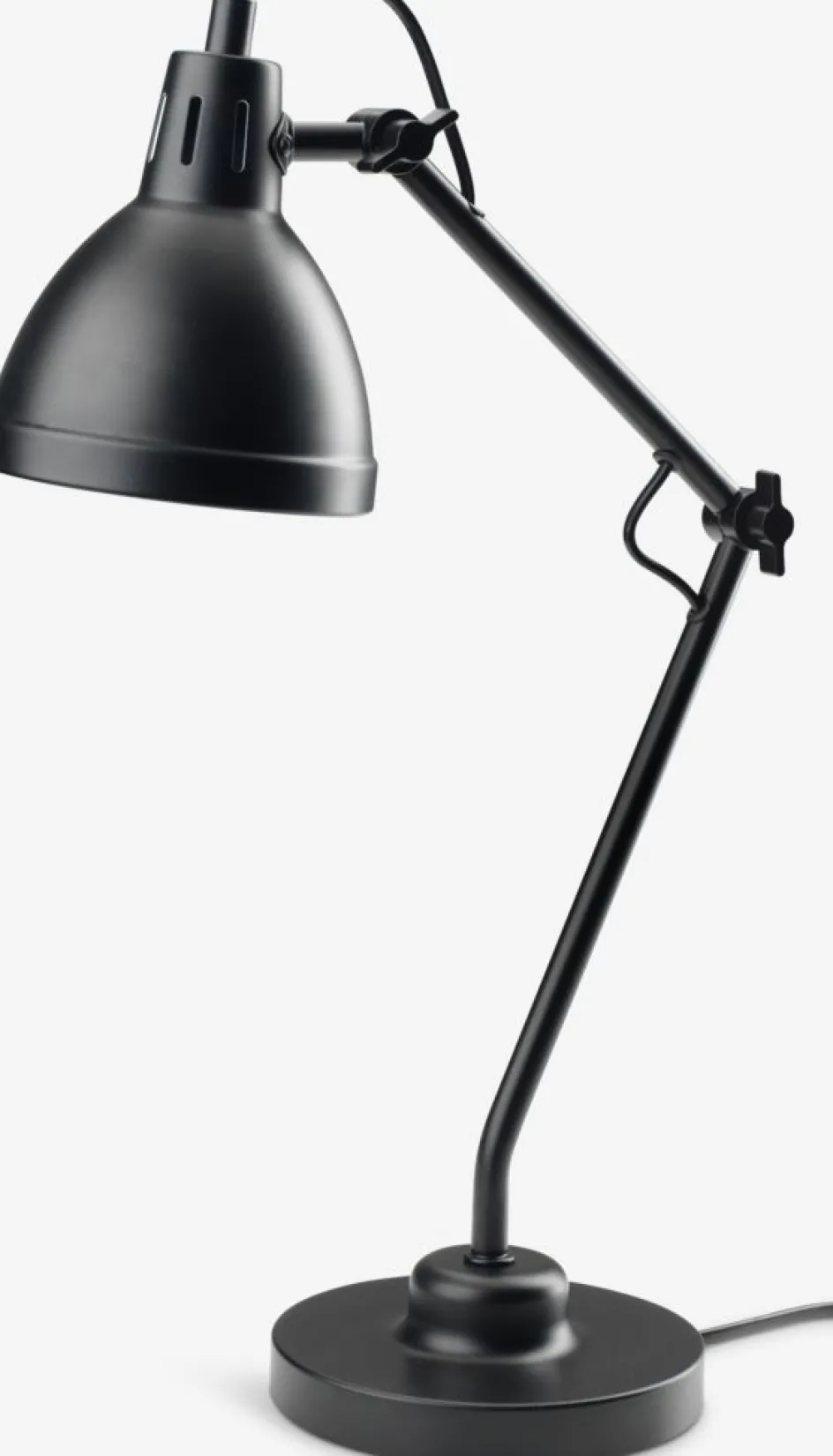 Outlet PATRIKLámpara de mesa PATRIK Ø14xA45cm negro Lámparas