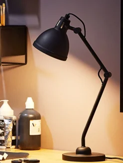 Outlet PATRIKLámpara de mesa PATRIK Ø14xA45cm negro Lámparas