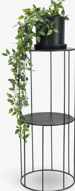 New PELLESoporte PELLE Ø25xA60cm negro Accesorios Decoracion