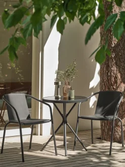 Hot RADSTRUPMesa de balcón RADSTRUP Ø60 negro Mesas De Jardín