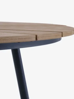 Sale RANGSTRUP + NABEMesa RANGSTRUP Ø110 natural/negro + 4 sillas NABE negro Conjuntos Mesa Y Sillas De Jardín