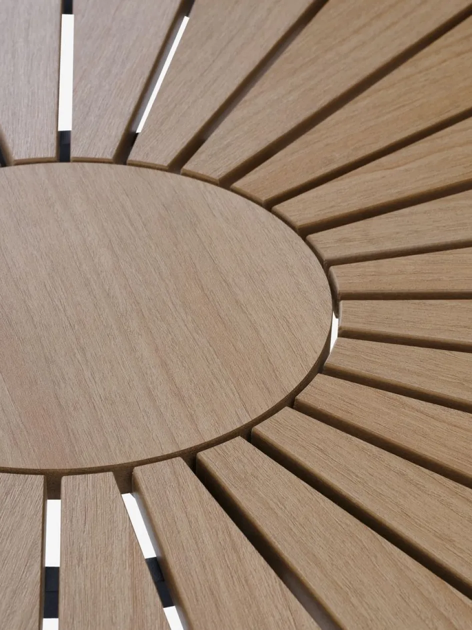 Sale RANGSTRUP + ORKANGERMesa RANGSTRUP Ø110 + 4 sillas ORKANGER natural Conjuntos Mesa Y Sillas De Jardín