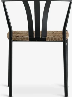 RANGSTRUP + TAGMARKMesa RANGSTRUP Ø110 natural/negro + 4 sillas TAGMARK Conjuntos Mesa Y Sillas De Jardín
