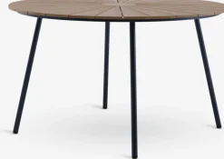 Online RANGSTRUPMesa de jardín RANGSTRUP Ø130 natural/negro Mesas De Jardín