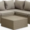 Sale RAVNDRUPConjunto muebles jardín RAVNDRUP 5 plazas natural Conjuntos Mesa Y Sillas De Jardín|Muebles De Jardín