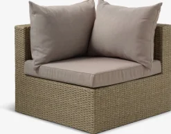 Sale RAVNDRUPConjunto muebles jardín RAVNDRUP 5 plazas natural Conjuntos Mesa Y Sillas De Jardín|Muebles De Jardín