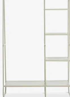 Outlet RAVNKILDEMueble recibidor RAVNKILDE 4 estantes arena claro Percheros Con Zapatero|Percheros Con Zapatero