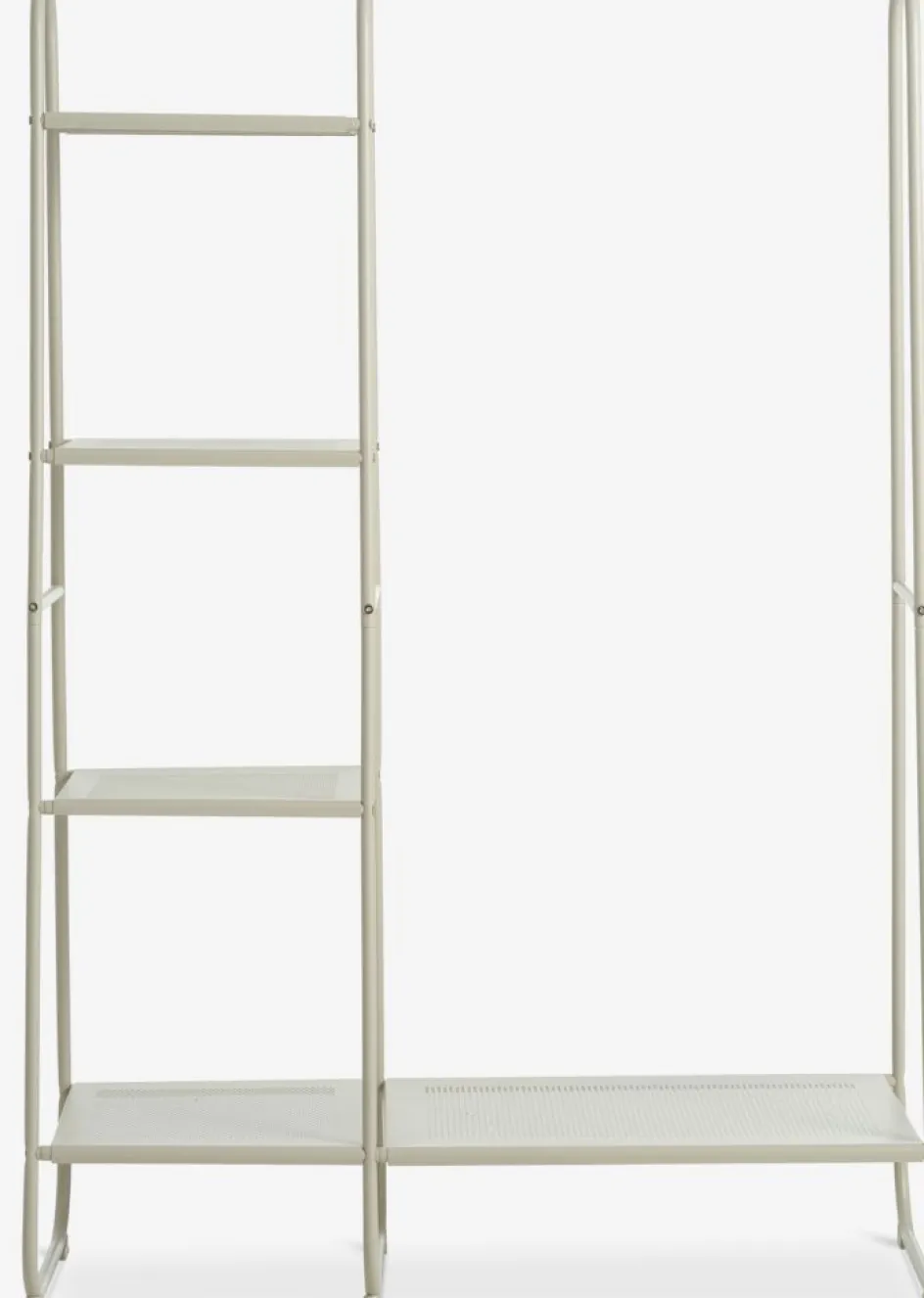 Outlet RAVNKILDEMueble recibidor RAVNKILDE 4 estantes arena claro Percheros Con Zapatero|Percheros Con Zapatero