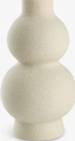 Hot REGNVALDJarrón REGNVALD Ø8xA16cm blanco Jarrones